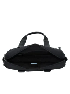 TRAKAI Cartella in pelle e tessuto porta pc 14"