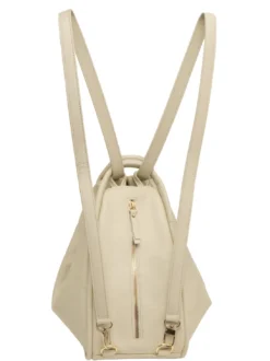 TRIO Zaino sacca in pelle nappa