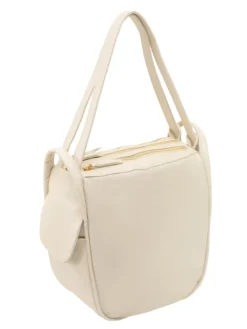 TRIO Zaino sacca in pelle nappa