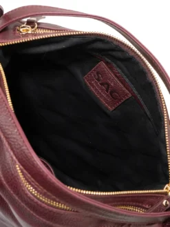 TRIO Zaino sacca in pelle nappa
