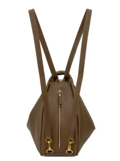 TRIO Zaino sacca in pelle nappa
