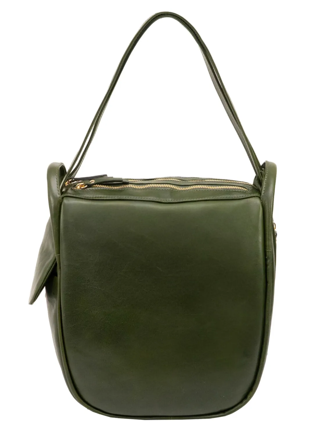 TRIO Zaino sacca in pelle nappa