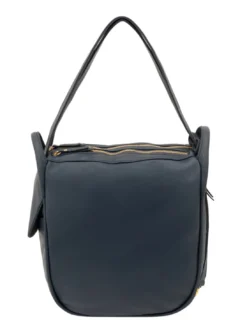 TRIO Zaino sacca in pelle nappa