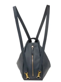 TRIO Zaino sacca in pelle nappa