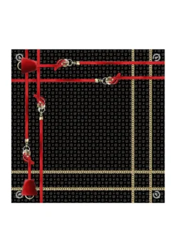 TWILL CHAIN Foulard stampato