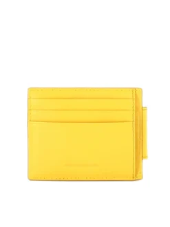 URBAN Porta carte di credito in pelle con zip