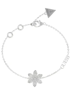 WHITE LOTUS Bracciale con charm a motivo loto