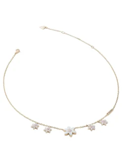 WHITE LOTUS Collana, motivo multi loto
