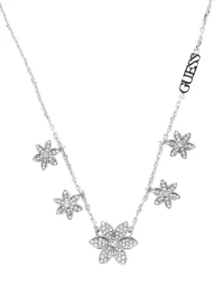 WHITE LOTUS Collana motivo multi loto