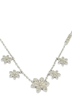 WHITE LOTUS Collana motivo multi loto