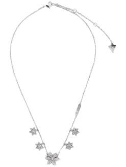 WHITE LOTUS Collana motivo multi loto