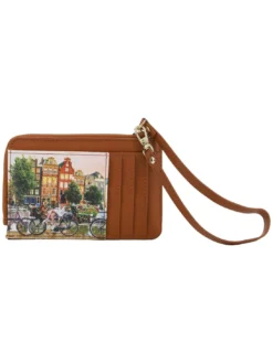 YESBAG Portacarte con zip e polsierina