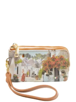 YESBAG Portafoglio pochette con polsierina