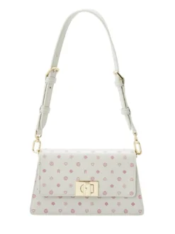 ZOE Borsa a spalla in pelle stampata